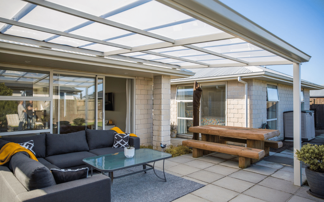 How to build a flat roof pergola